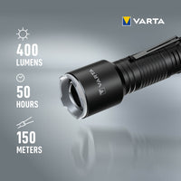 VARTA - Aluminium Light F30 Pro Ficklampa 400 lm